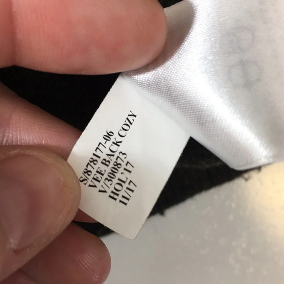 3/$20 Banana Republic Green Knit Vee Back Cozy Sweater Small Wool Pullover - Picture 7 of 11